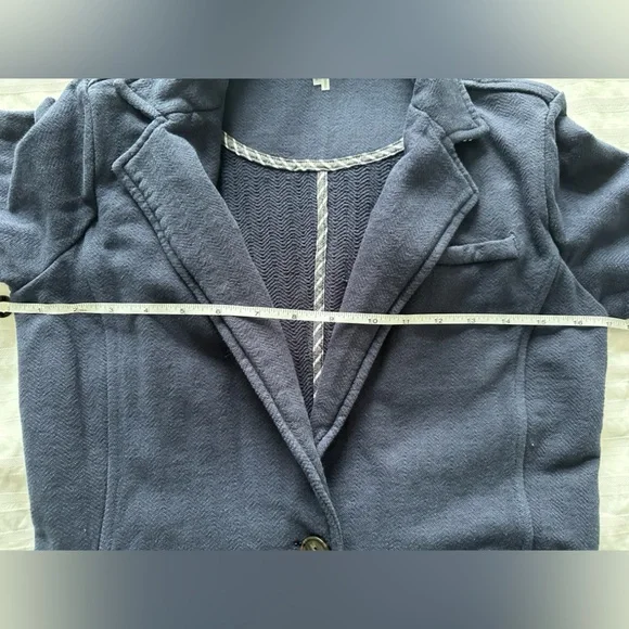 Ecru Style Women's Navy Blazer Jacket - Picture 6 of 7